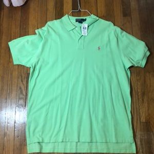 Ralph Lauren Mens Mint Green Polo